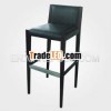 New design wooden bar stool /modern style wooden bar stool/ leather chairs for coffee shop BS-013