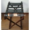 Wood folding baggage rack