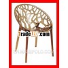 2011 Modern plastic company waiting area table armless chair for visitors