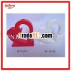 Sweety Heart Wooden Craft Candle Stickholders for Home Decoration