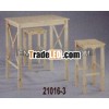 Solid Pine Bar Table , solid wooden living room bar talbes, X BARS, clear lacquered.NC