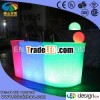 LED PE plastic led light up bar cocktail table16 color change