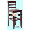 wooden bar stool, bar furniture