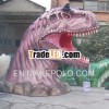 Fiberglass dinosaur head decoration for restaurant