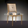 New restaurant chair with wood imitation french chairs