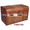 Rattan Trunk (Wooden leather trunks)(antique trunk)
