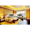 Hotel bedroom set(Malaysia rubber wood upholstery fabric silver leaf HB-402-433117-Provide fast,  co