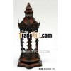 Tall beautiful antique finish crafts candle lantern