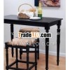 Wood bar stool and bar table