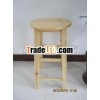 Rental solid wood bar chair/bar stool without back