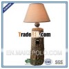 antique decorative wood finish table lamps hotel furniture