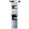 Hand dryer paper dispenser dustbin