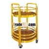 CH-059B Restaurant Wood Trolley Cart/Wine Cart / hotel service trolley / liquor trolley /liquor cart