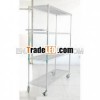 Stainless Steel Metal Wire Kitchen Cart