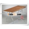 Oblong Wood Top Table
