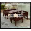 Outdoor furniture wooden table chair
