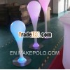 PE material Wholesale 48*48*151cm outdoor led floor light