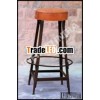 Vintage Industrial Bar Stool