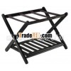 Black luggage rack