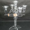 OEM Made Simple Elegant Clear Acrylic Candle Holder