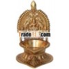 Hindu Deities Lamp India Brass Carving Artefacts Home Decoration Metal Craft