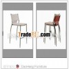 bar stool with Hard PVC and iron chromed