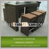 lowest price !poly rattan bar set