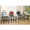 Egg low back bar stool, leather barstools