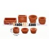 JM46 - 7 Assorted garden pots miniature