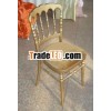 wooden napoloen chair for event