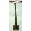 Candle Pillar Copper hammered Finish