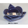 Blue Ceramic Candle Holder