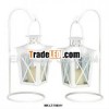 White Wedding Lantern T-light Holder