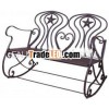 Metal Double Rocking Chair W/ Star