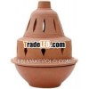 Handmade Terracotta Candle / Aroma Holder Indian Art Gift Home Decor