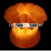 Himalayan Rock Salt CandleHolder crafted Sonflower