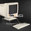 modern acrylic CRT monitor stand or acrylic keyboard stand