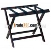wooden hotel room luggage rack M-7008