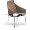 modern dining chair with stainless steel