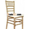 gold chivari banquet chair