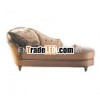 European wooden lounge(Malaysia rubber wood genuine leather HB-402-433164-I)
