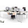 workstaion steel frame for four people