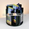 rotating acrylic table card holder, brochure holder