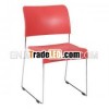 simple design plastic stacking office chair