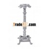 Designer Metal Floor Candle Stand Patina Finish