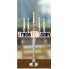 Five Arms Candle Stand Made of Aluminum With Polish Finish