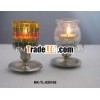 Metal With Glass T-light Holders