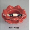 Flower Shape Ceramic Candle Holder