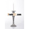 Aluminum Candle Holder With Patina Finish