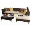 Outdoor Rattan L-Shap Sofa Set